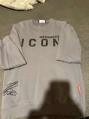 Icon tröja - Grå Icon Ibrahimović i storlek M. Sitter perfekt med ett par svarta jeans. 