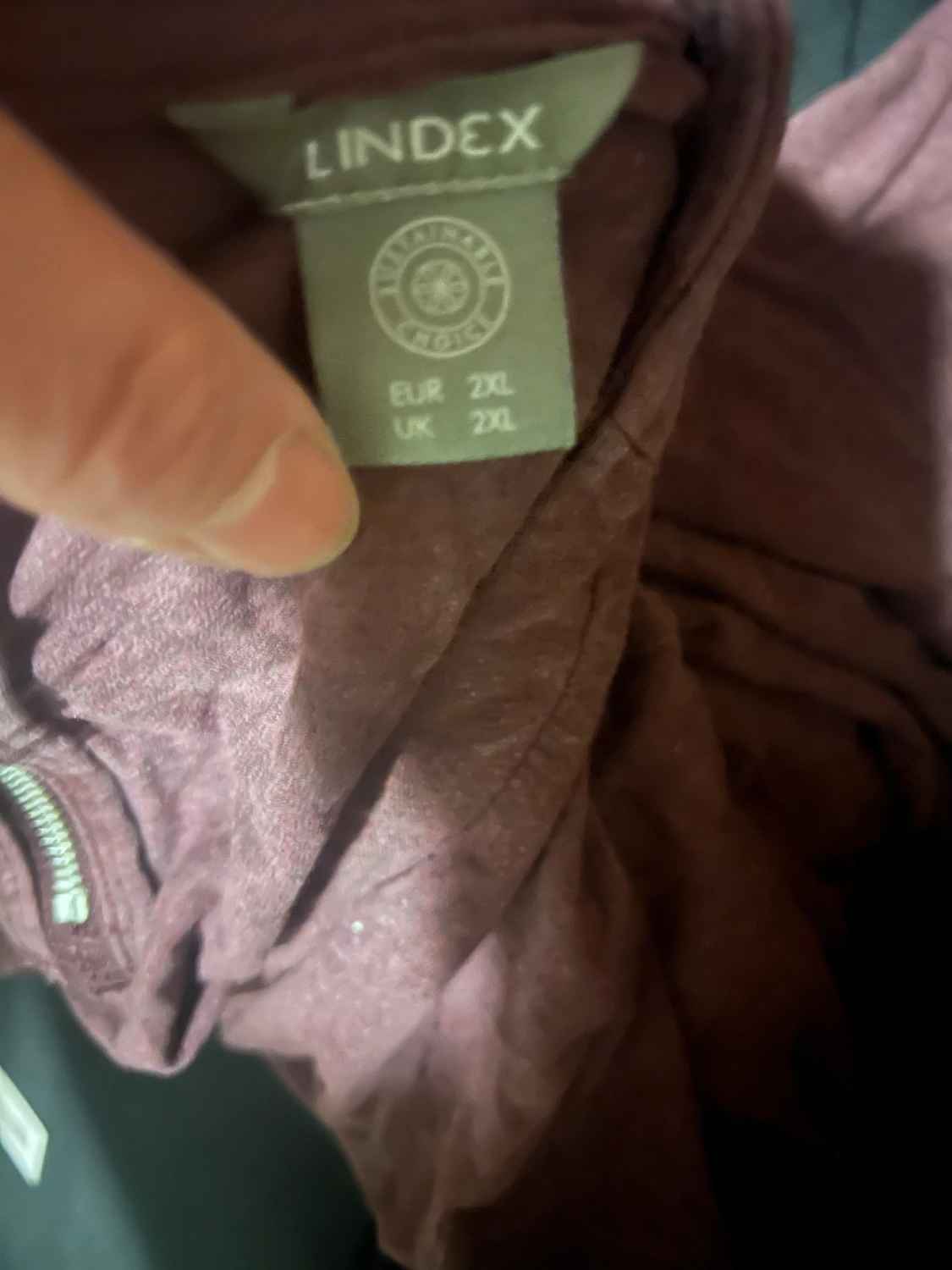 Lila långklänning från Lindex 2XL - 3