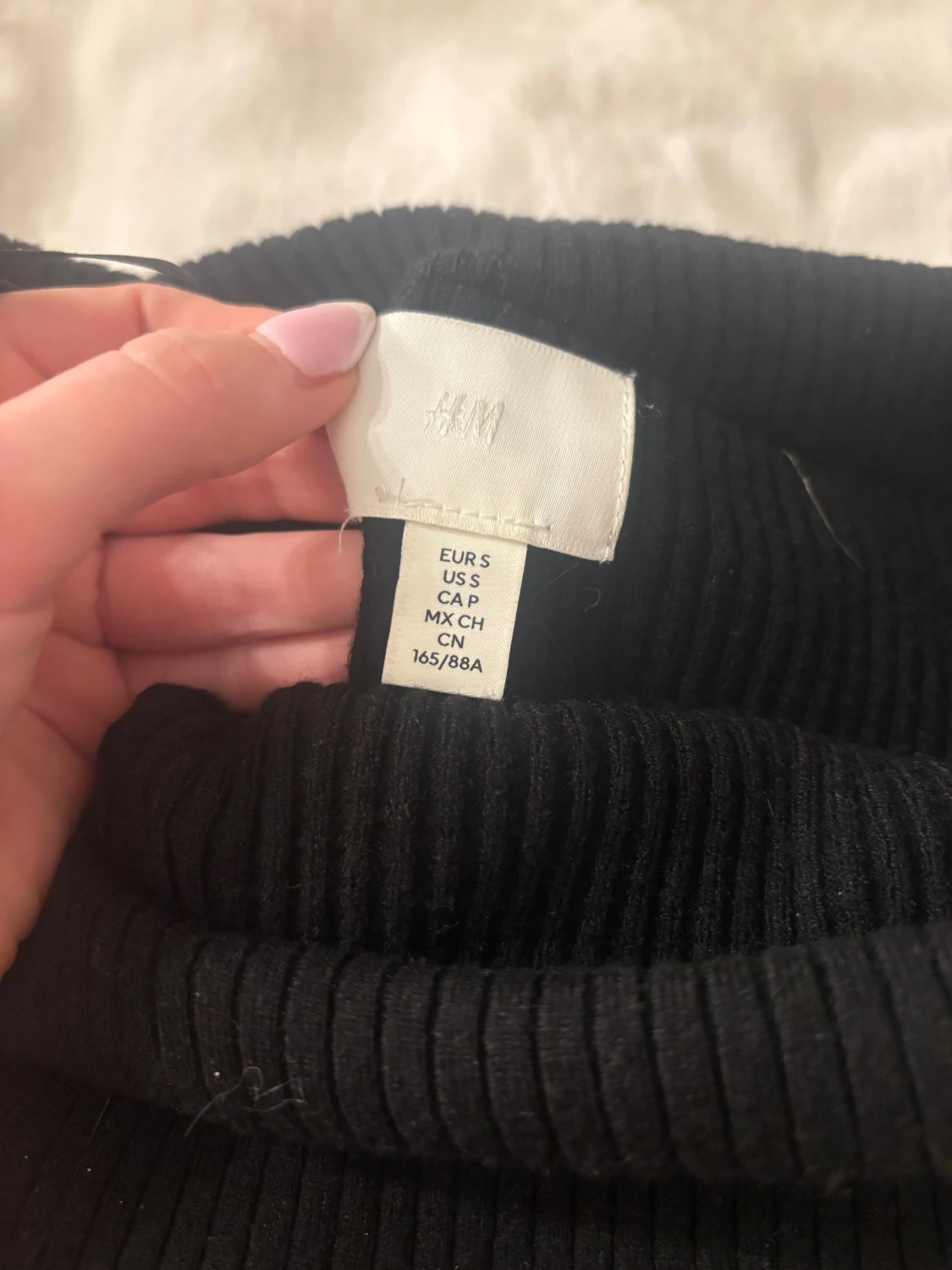 Svart offshoulder topp H&M - 2