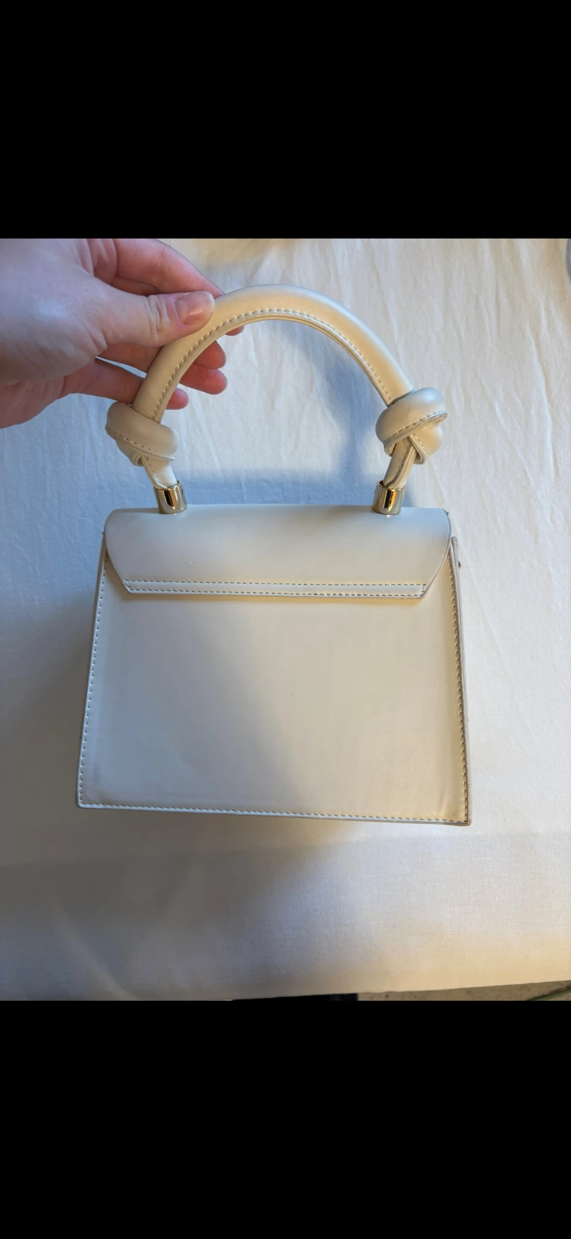 Beige handväska - 1