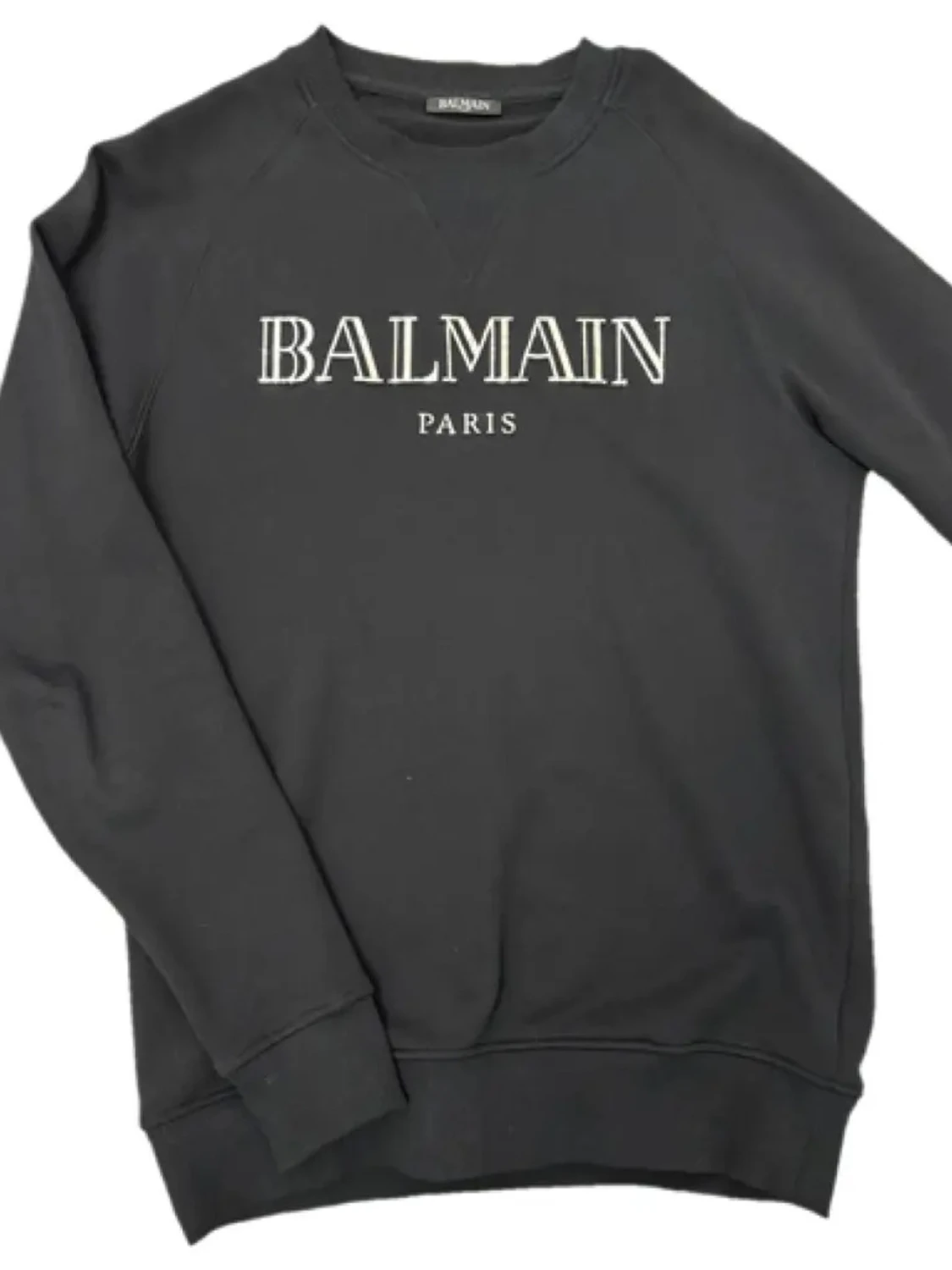 Svart sweatshirt från Balmain Paris