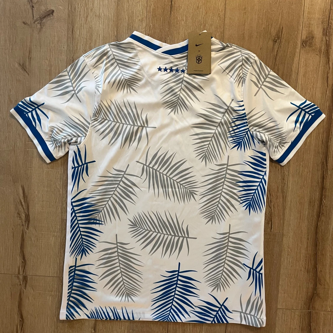 Vit Brasilien fotbollströja Nike M - 1