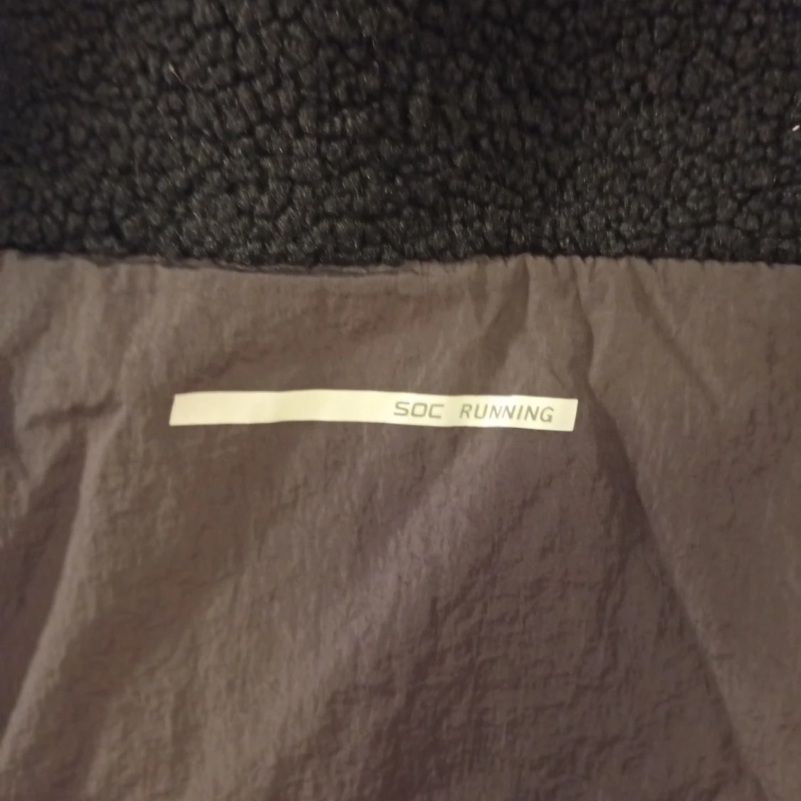 Svart fleece-tröja från SOC med half zip - 3