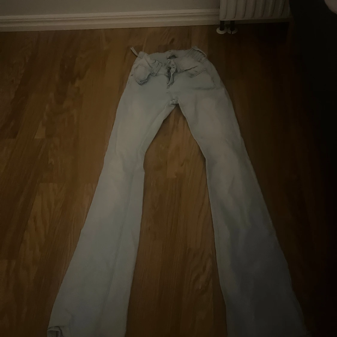 Ljusblå bootcut jeans - 3