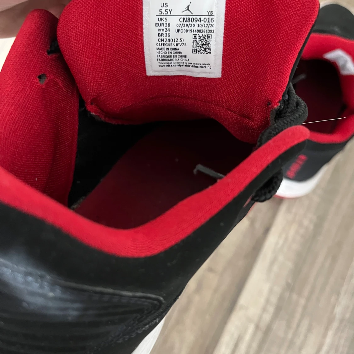 Svarta Nike Jordan sneakers strl 38 - 3