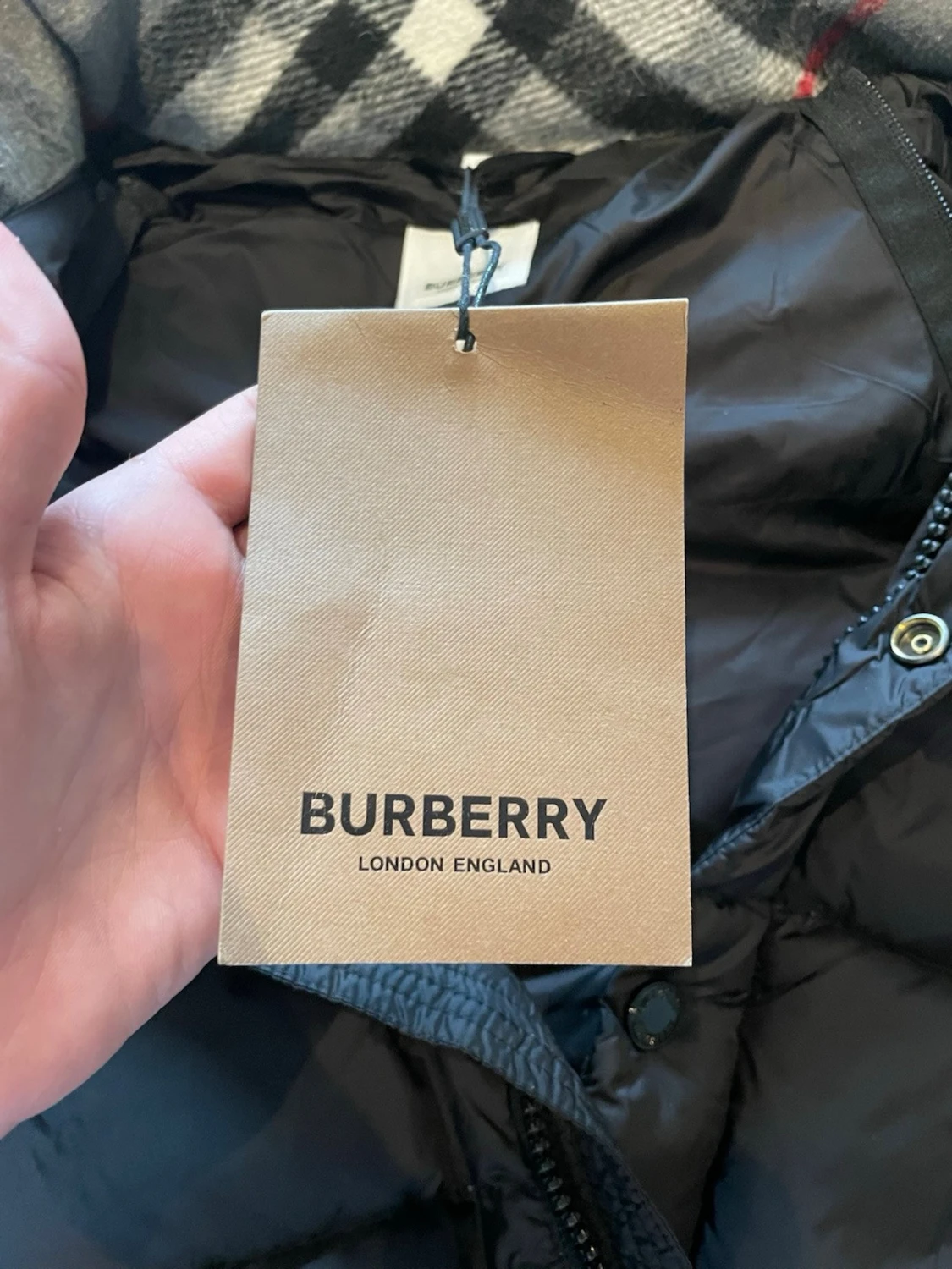 Svart pufferjacka från Bb - 1