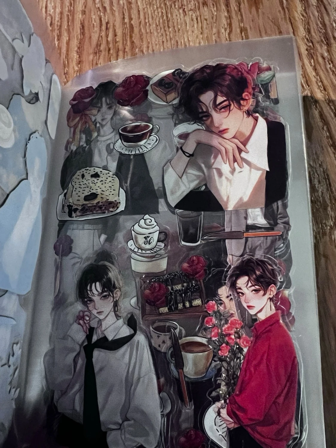 Klistermärken- Rose Boy Sticker Book - 1