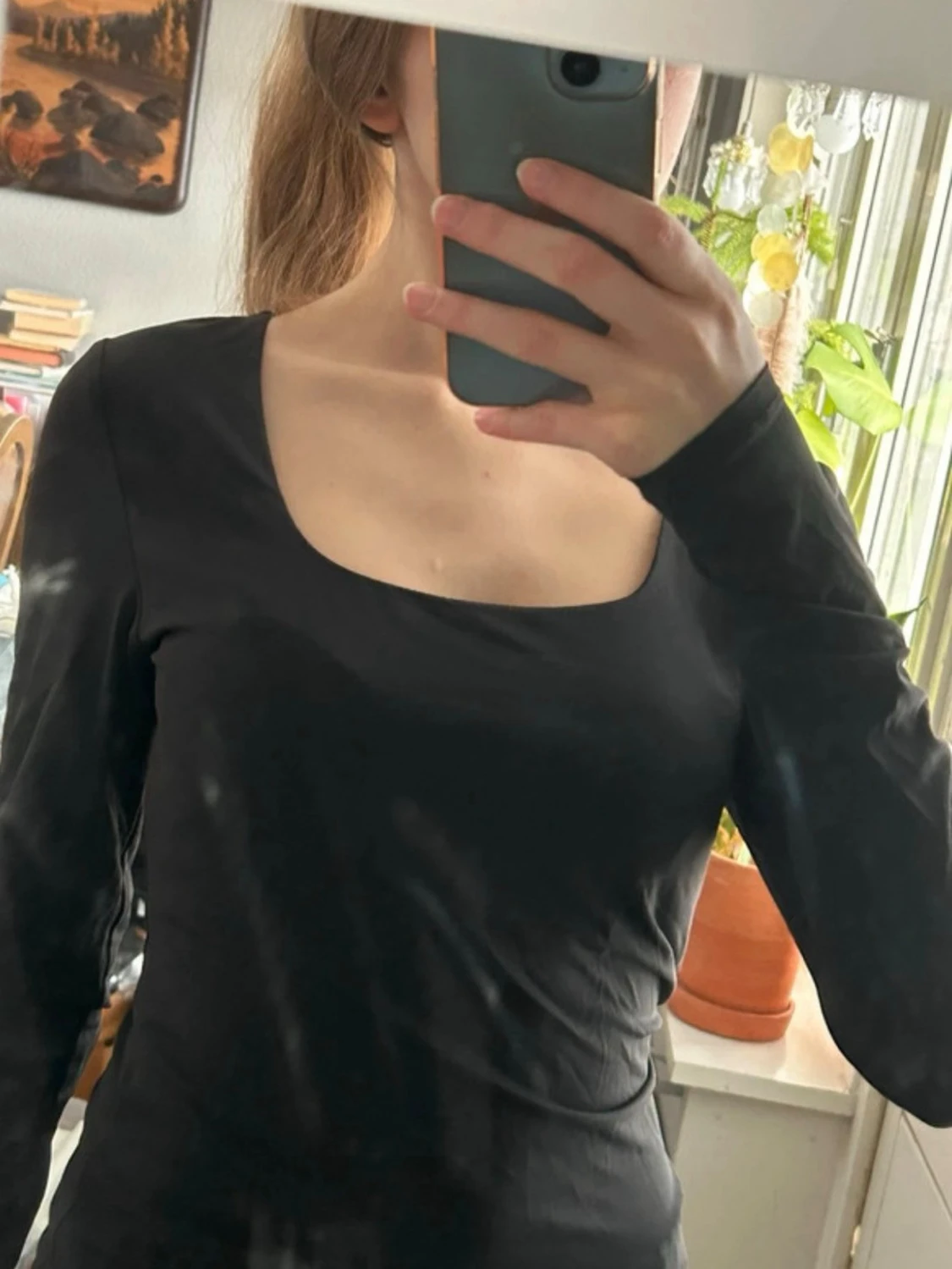 Svart långärmad topp från ONLY - 1