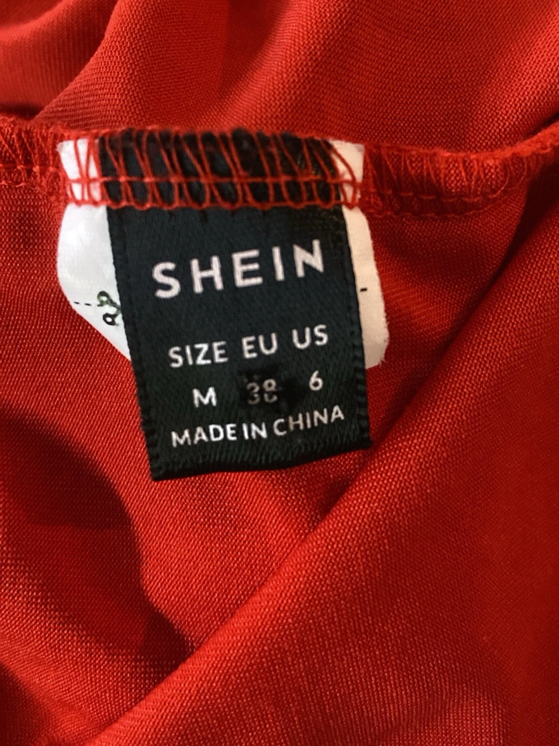 Röd långklänning från SHEIN - 1