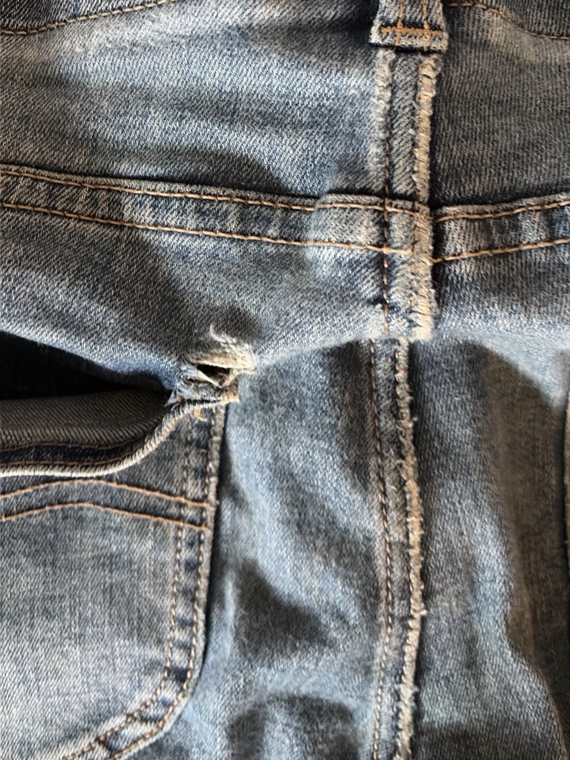 Lee blå raka jeans - 3