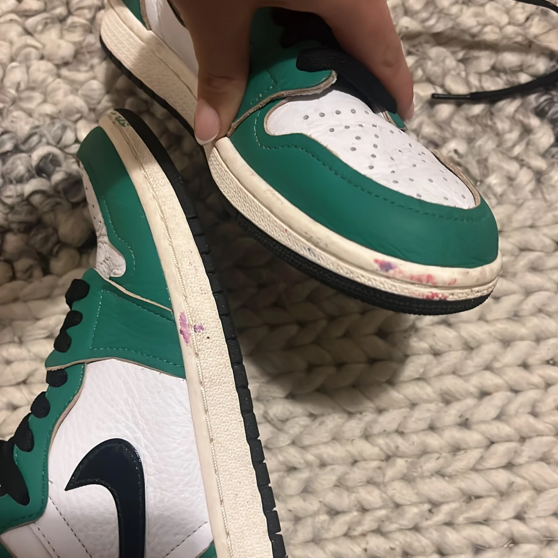 Nike Air Jordan 1 gröna sneakers - 2