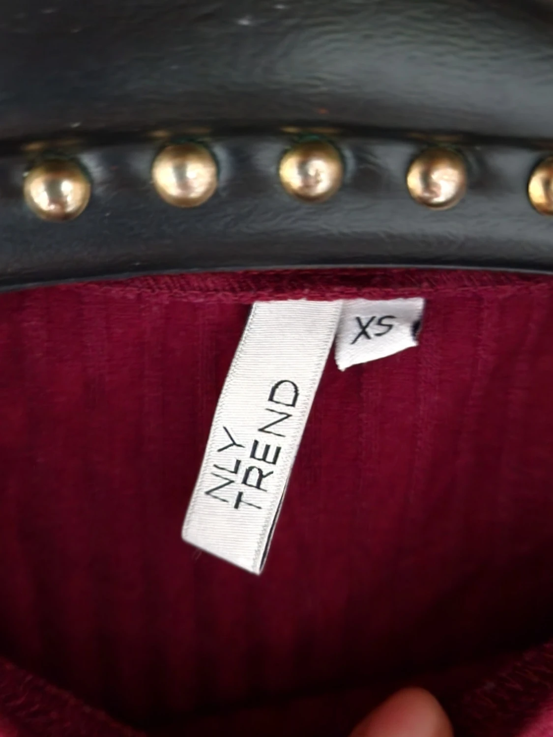 Wine red long sleeve - 4