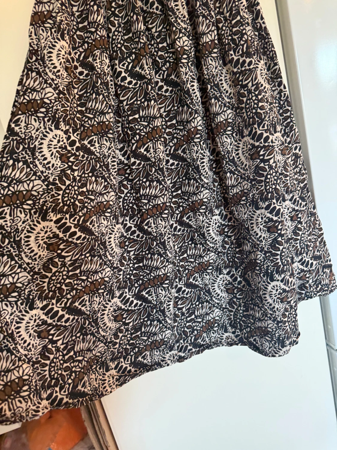 Svartvit långklänning från Lindex - 3