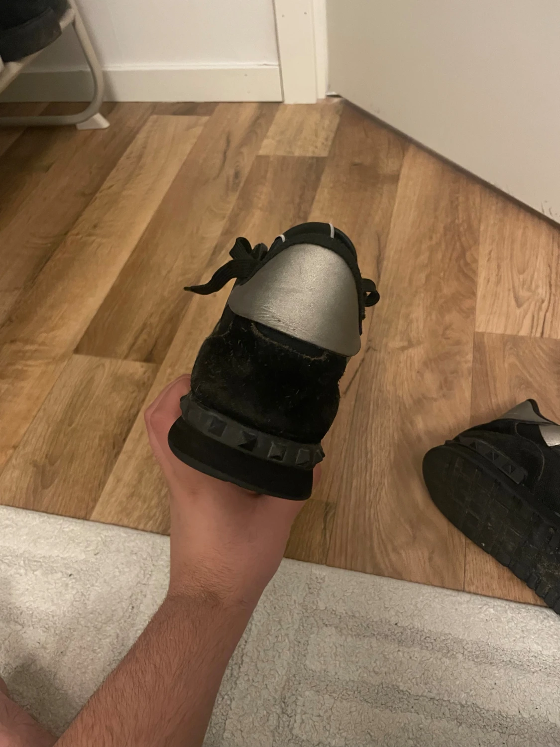 Valentino Rockrunner sneakers svart/silver - 2