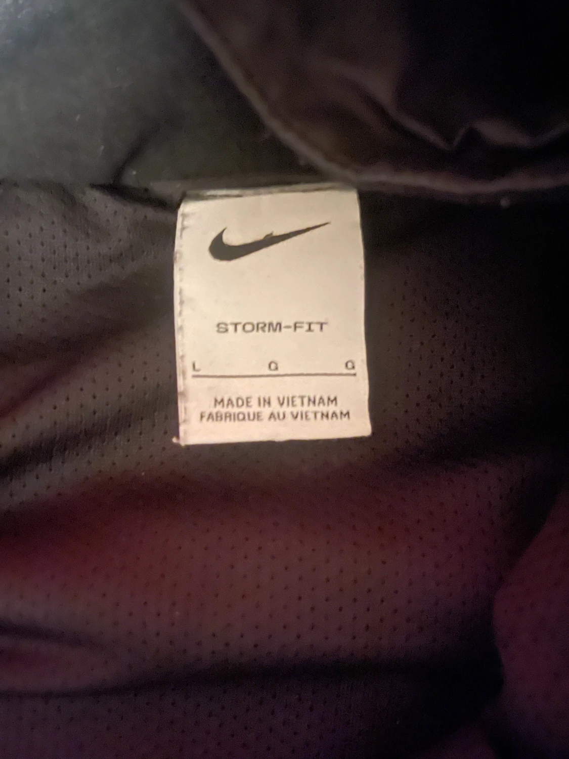 Svart Nike Storm-Fit vindjacka L - 3