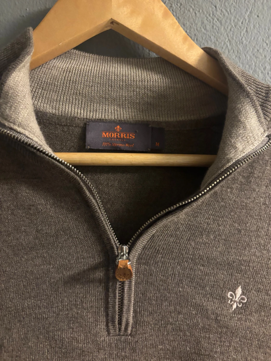 Brun halfzip från Morris - 1
