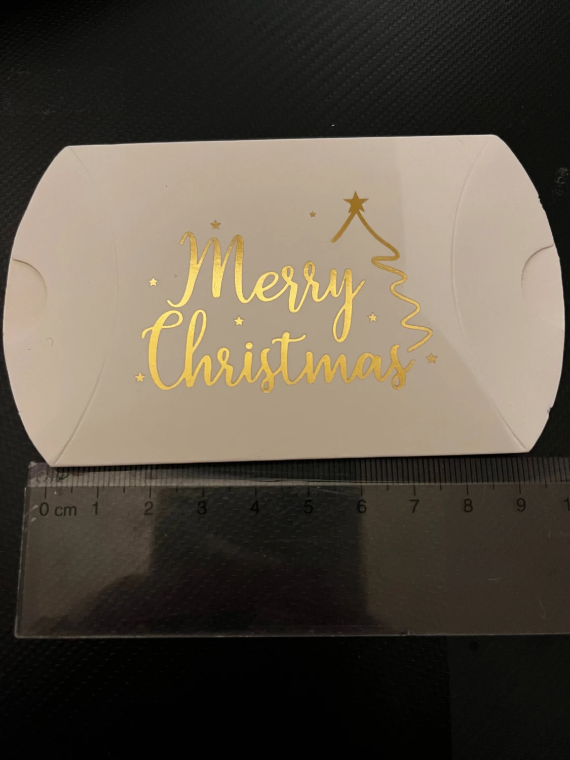 Julig presentask med guldtryck - 2