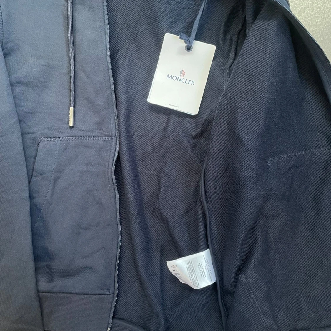 Mörkblå hoodiejacka från Moncler - 3