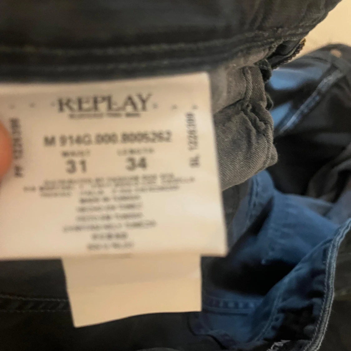 Replay svarta jeansbyxor W31 L34 - 2