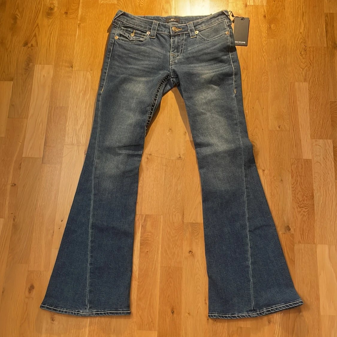 True Religion Joey Low Rise Flare Jeans - 1