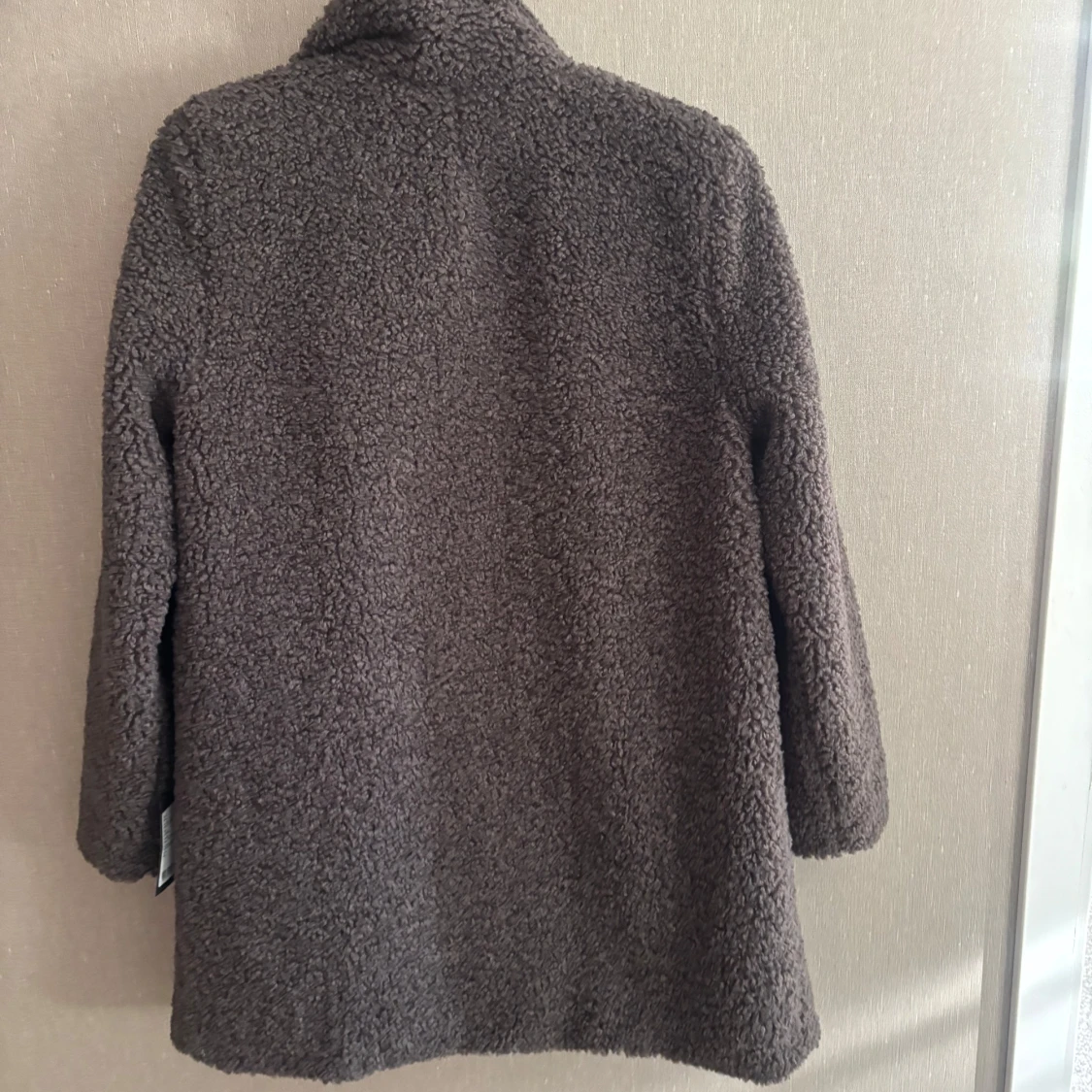 Brun teddyjacka från Saki, stl 38 - 2
