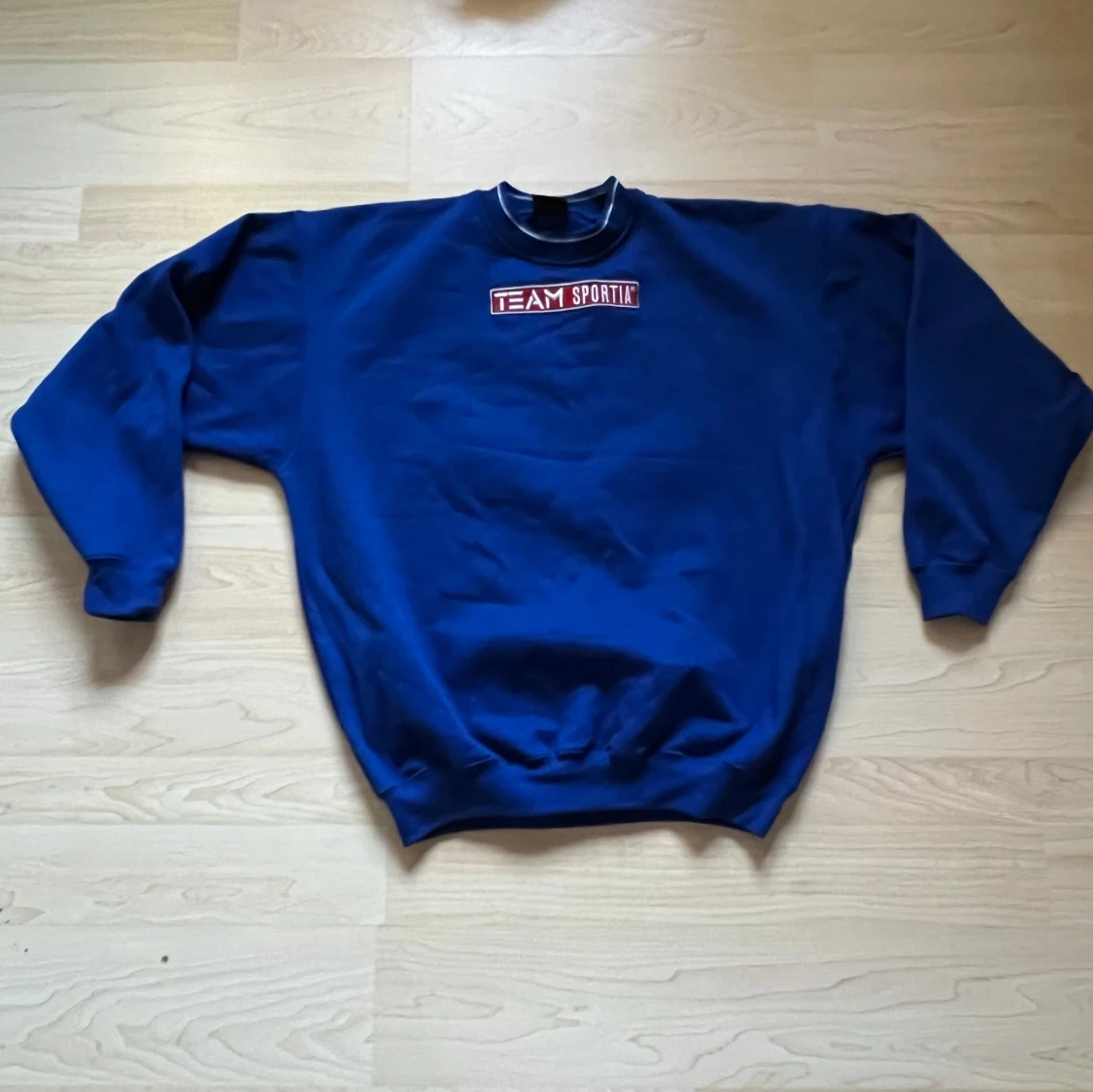 Blå sweatshirt Team Sportia XXL
