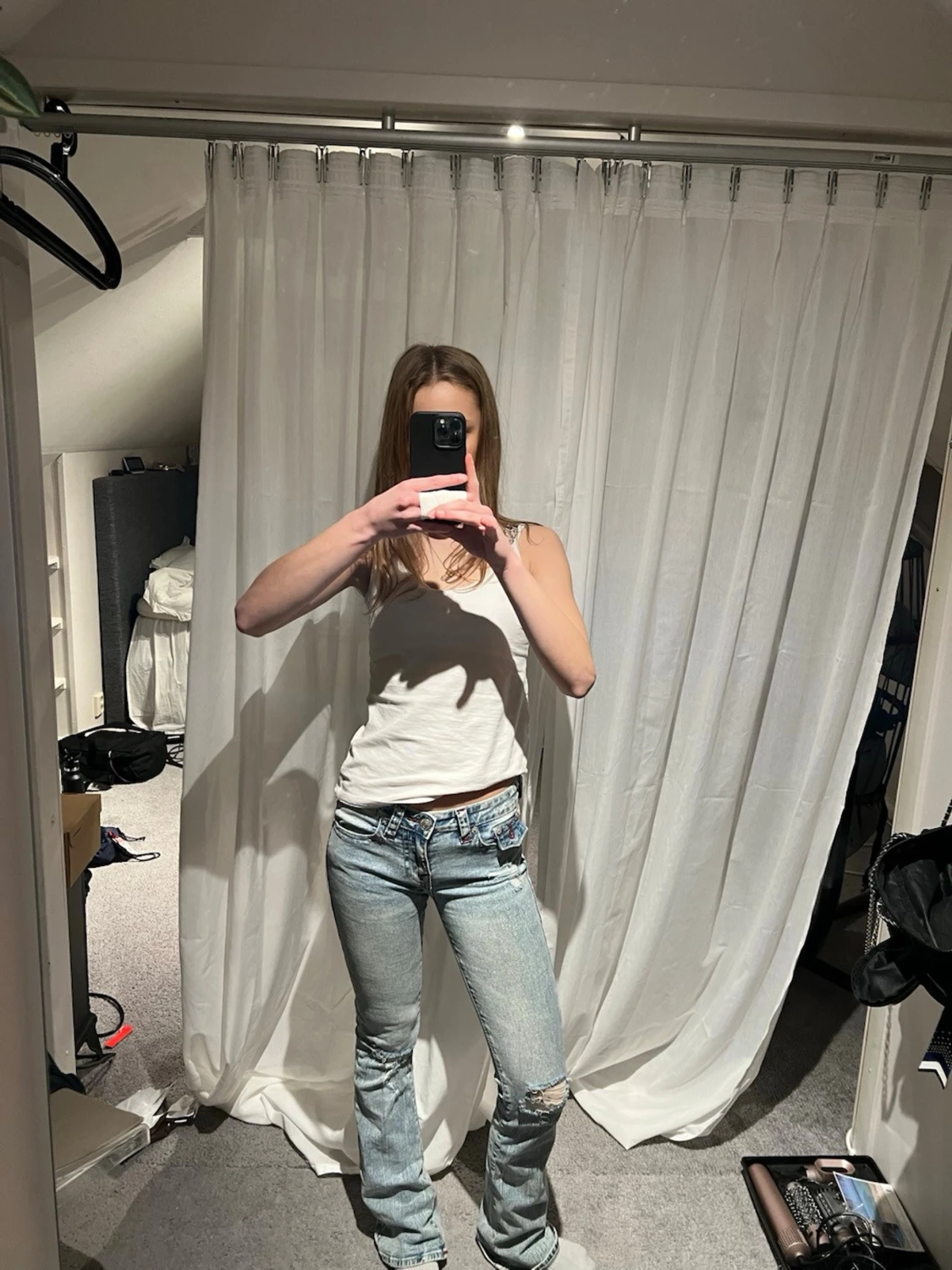 True Religion ljusblå bootcut jeans - 2