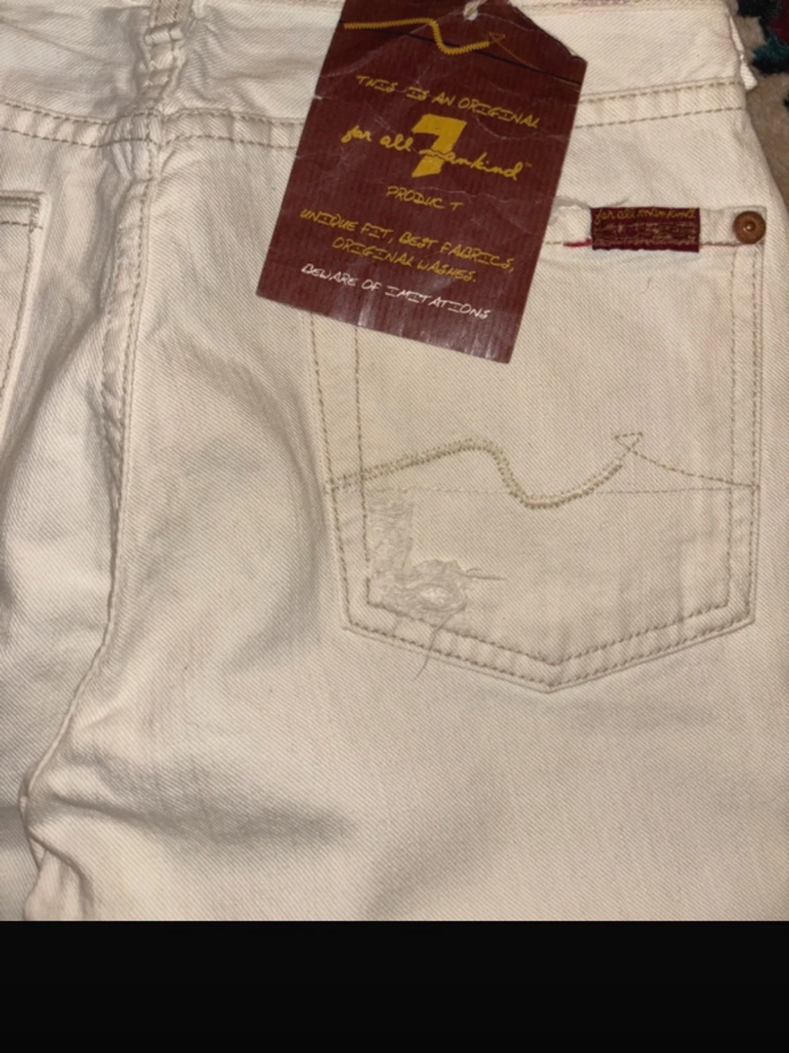 Vita bootcut jeans från 7 for all mankind xs/s - 2