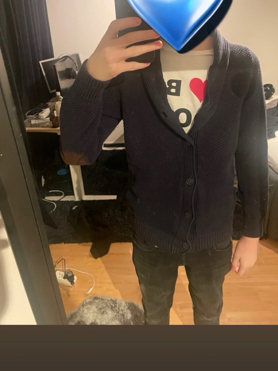 Mörkblå kofta Hampton Republic - 2