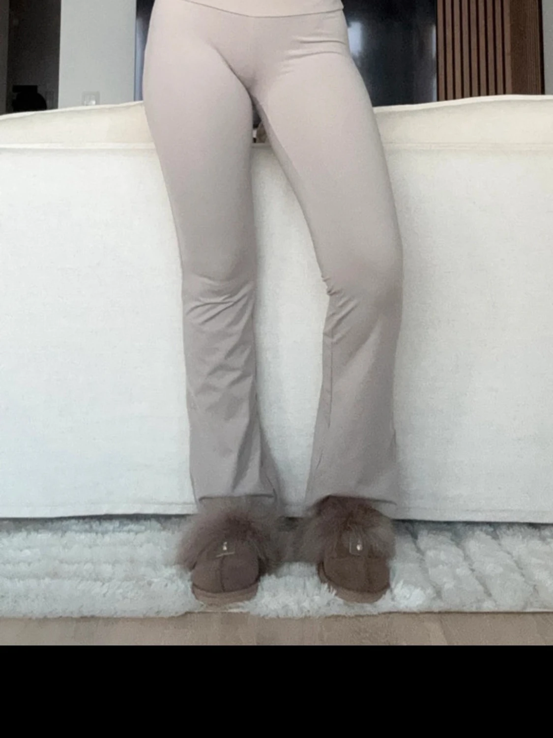 Beiga bootcut byxor med hög midja OTP ny med prislapp - 2