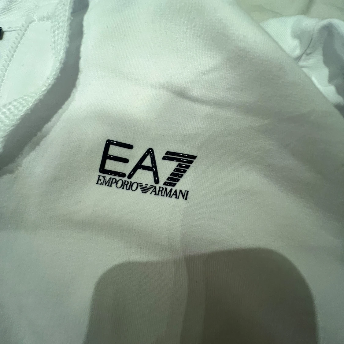 Vit hoodie från EA7 Emporio Armani XL - 1