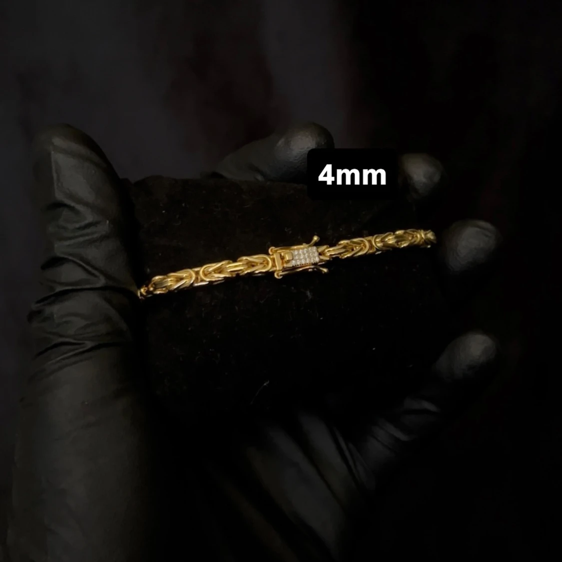 Kejsarlänk Armband Äkta Guldplätering