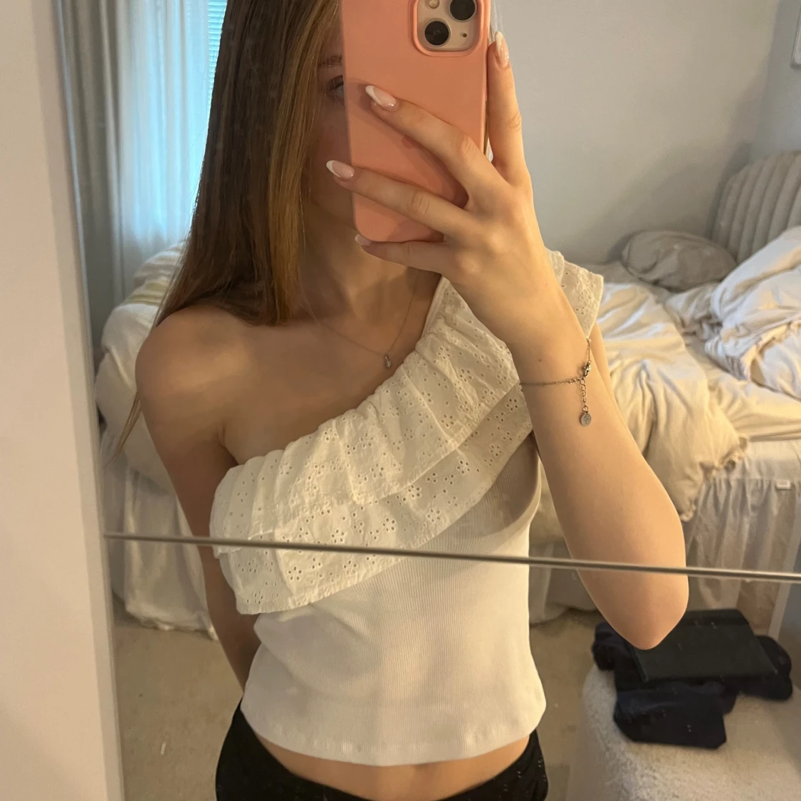 Vit topp från GinaTricot 