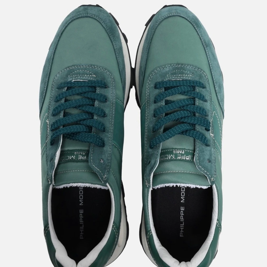 Gröna sneakers från Philippe Model - 2