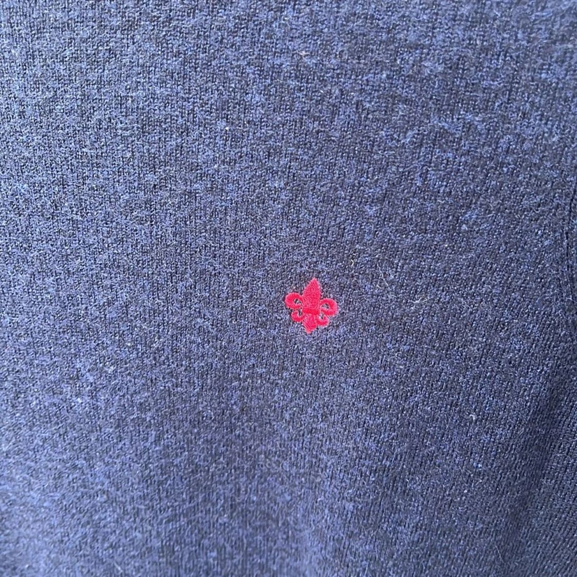 Mörkblå merinoullströja från Morris - 1