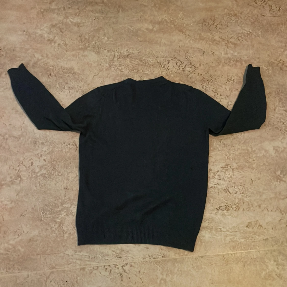 Svart stickad tröja Lyle & Scott  - 1