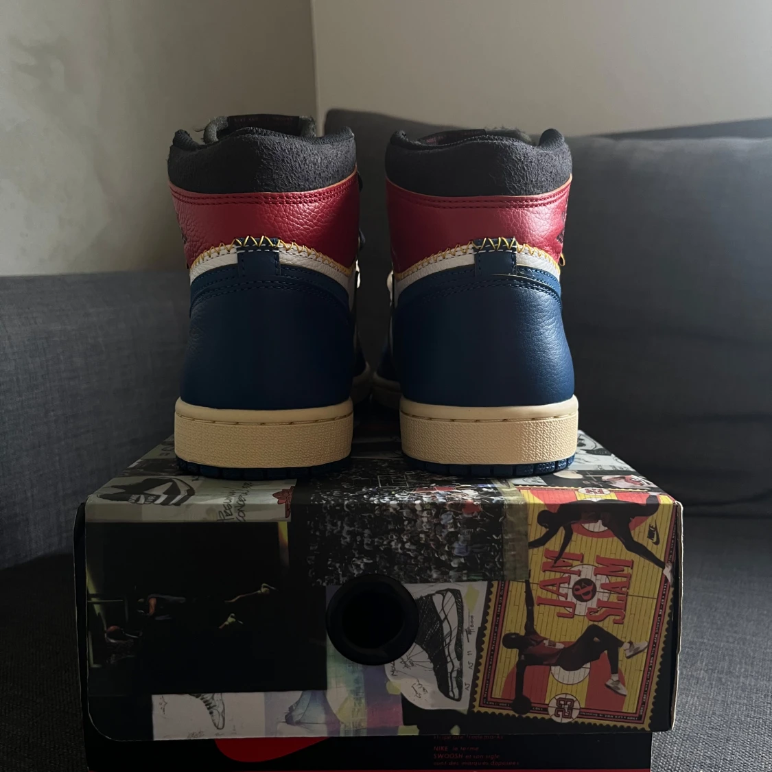 Nike Air Jordan 1 Union LA Blue Toe - 4