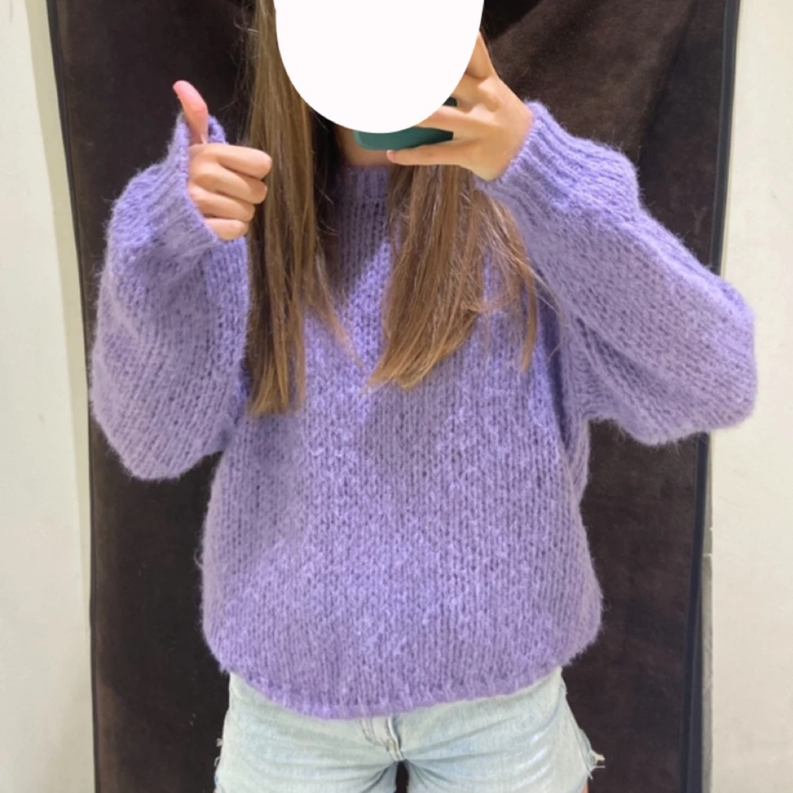 stickad tröja💜 - 1