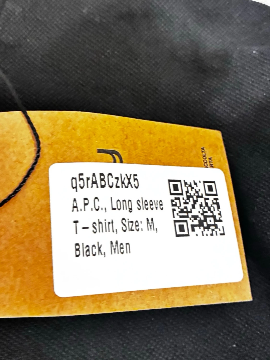 Svart långärmad tröja från A.P.C. - 2