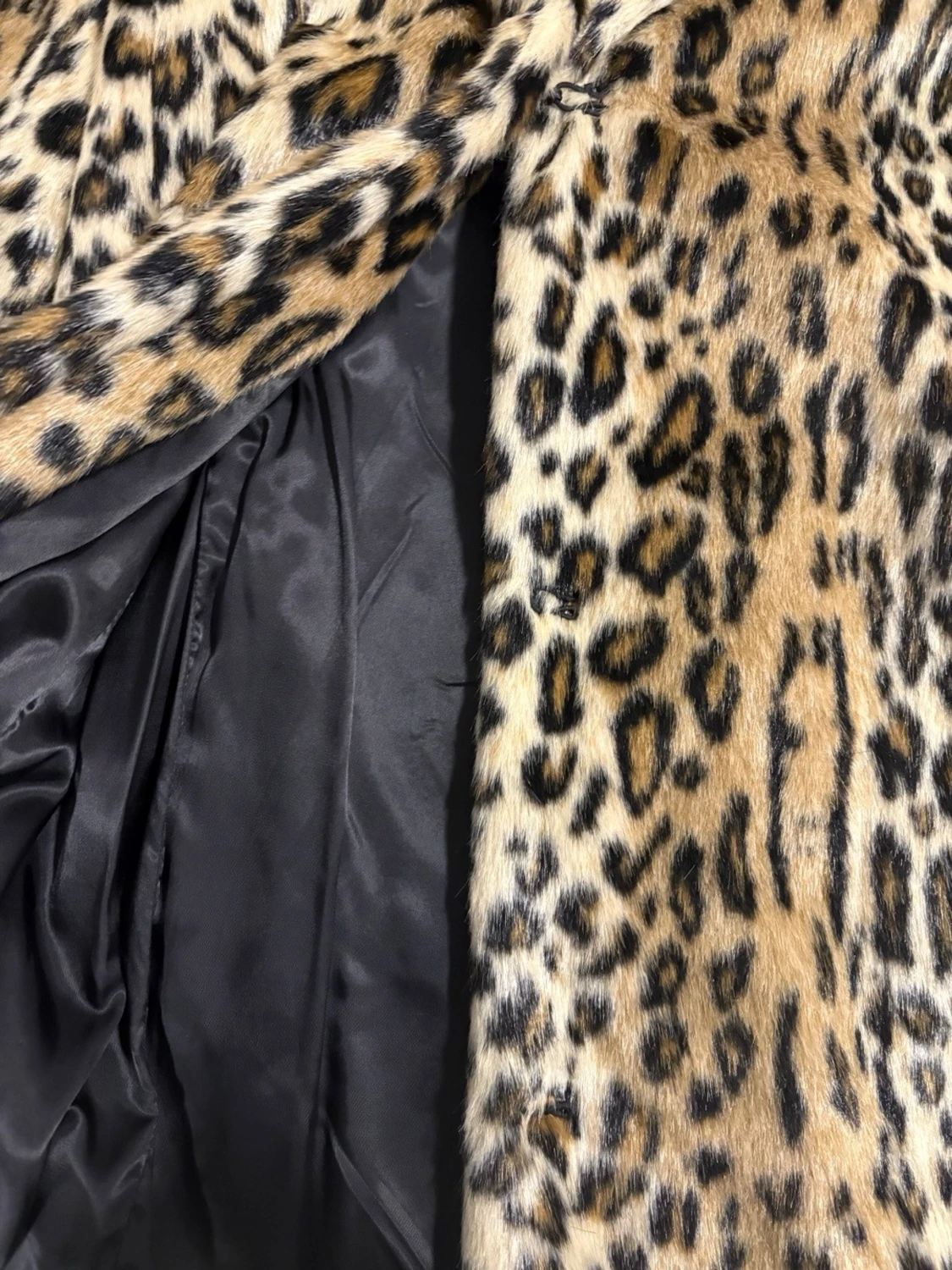 Leopardmönstrad pälsjacka H&M - 2