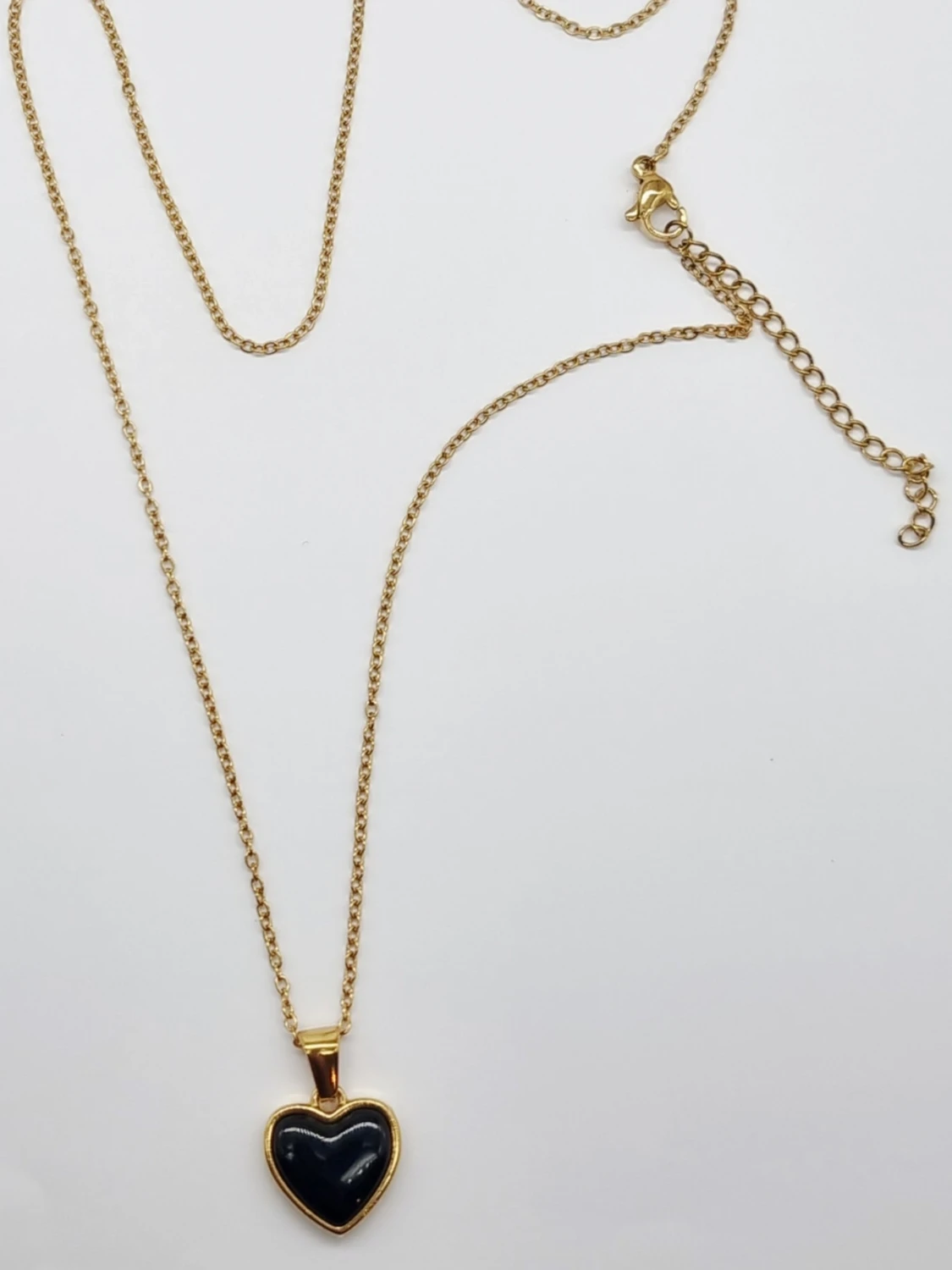 Stilfullt halsband med hjärta  - 1