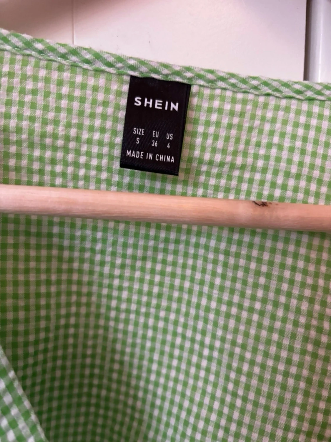 Snygg grön blus  - 4