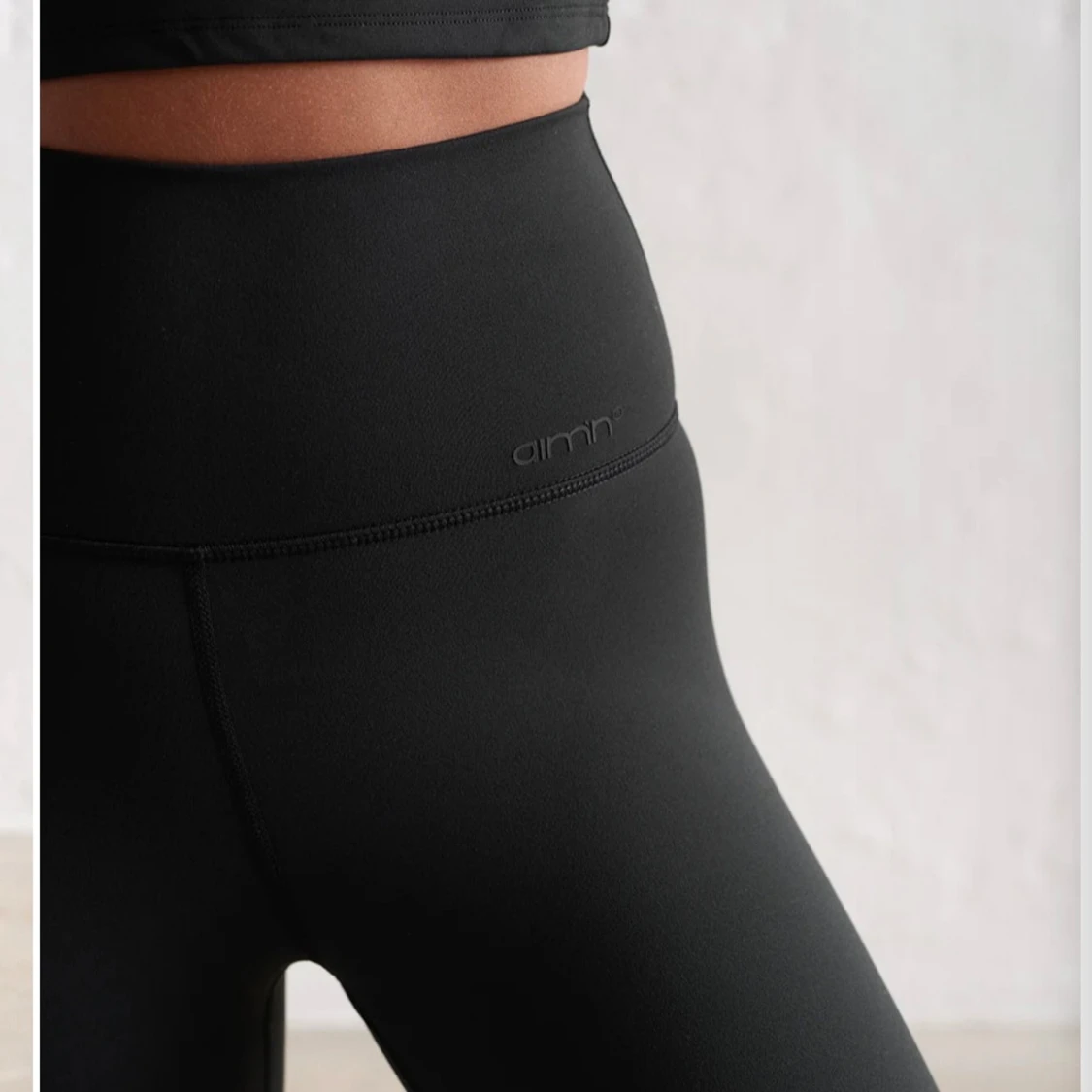 Svarta bootcut träningsbyxor Aim'n - 1