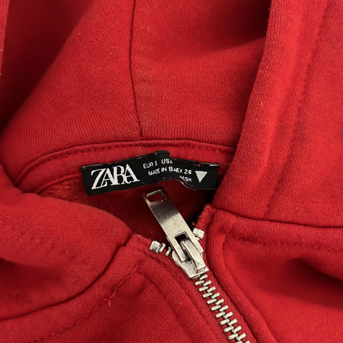 Röda mjukisbyxor från Zara, S - 2