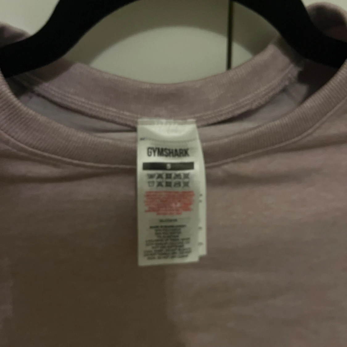 Ljuslila/rosa croppad långärmad topp Gymshark - 4