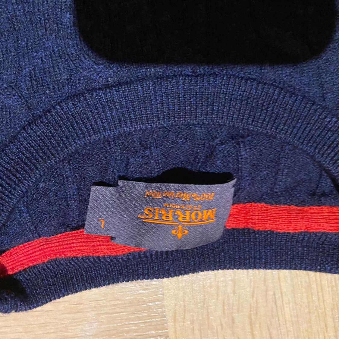 Kabelstickad Morris tröja  - 3