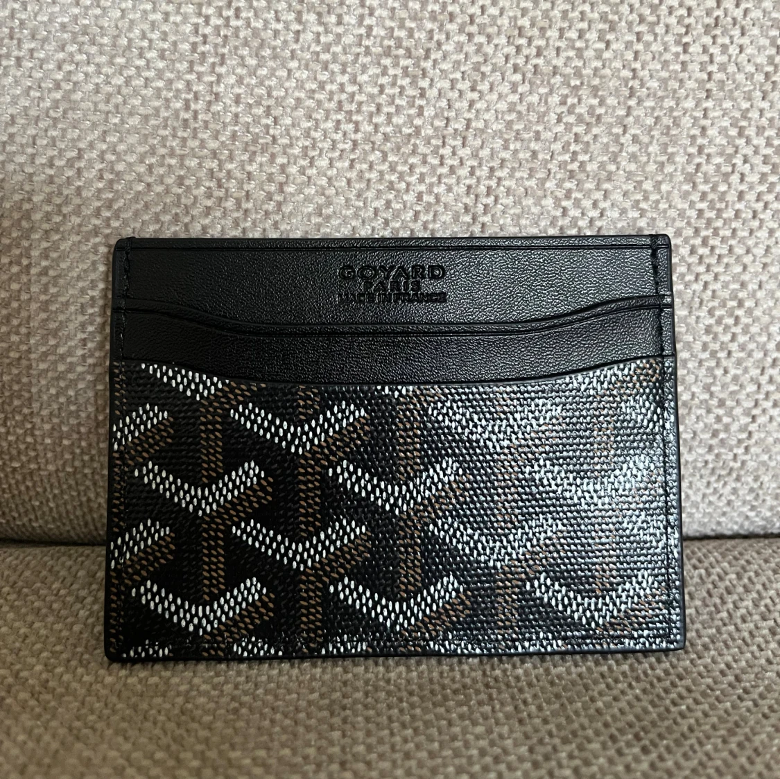 Svart korthållare - 2