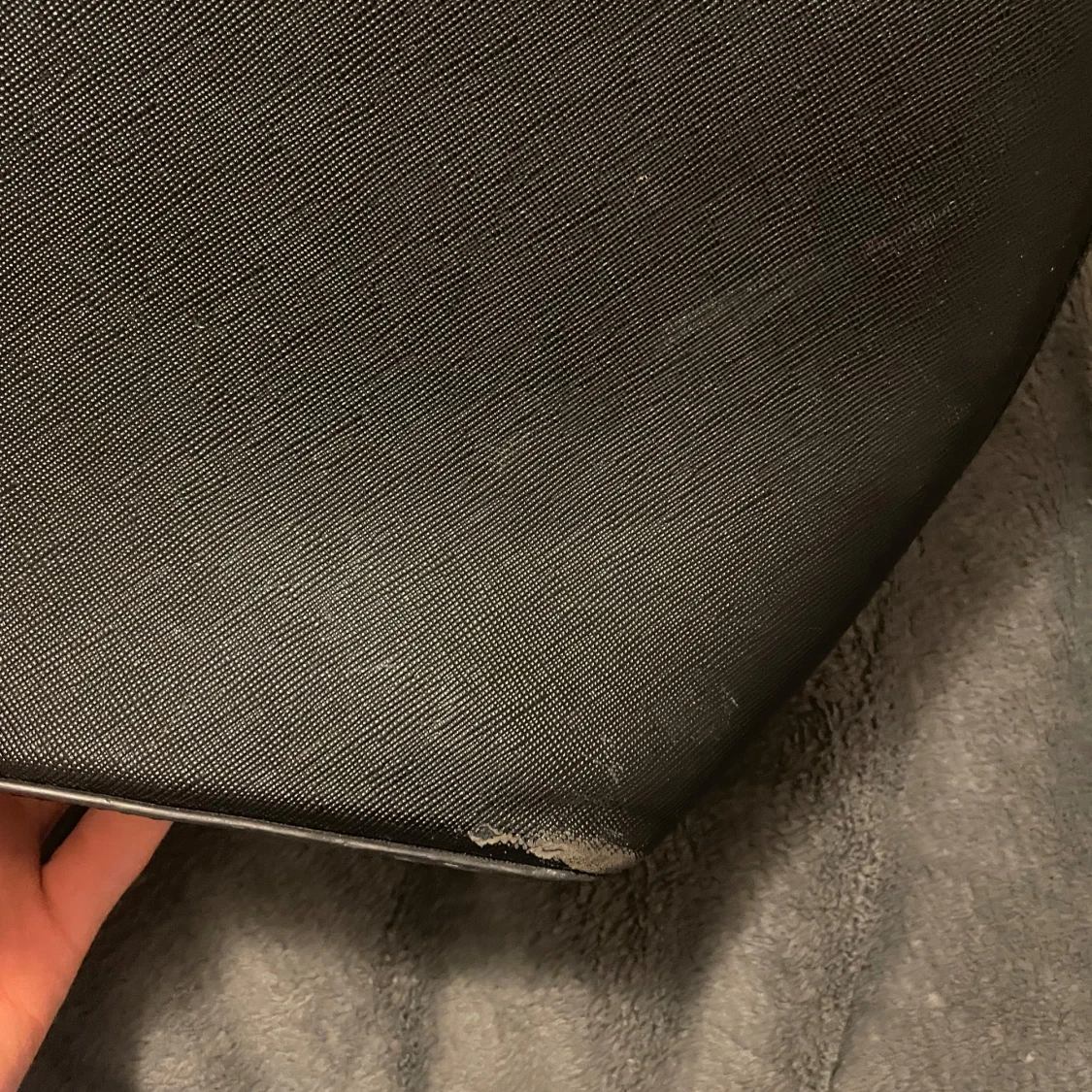 Jenny fairy väska svart läder med ficka stor - 4