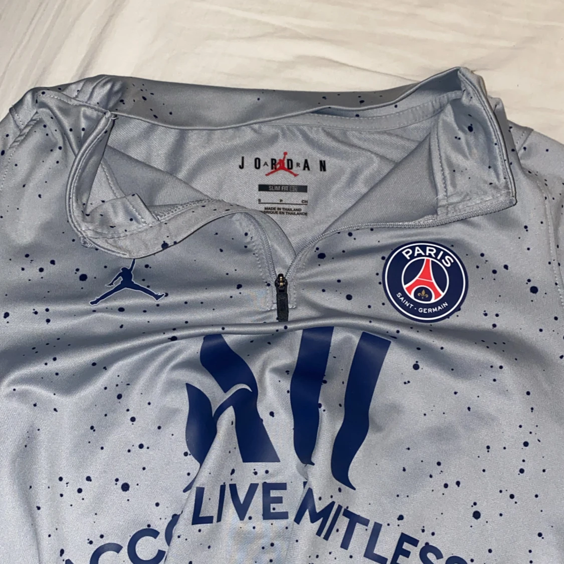 Grå PSG halvzip  - 3