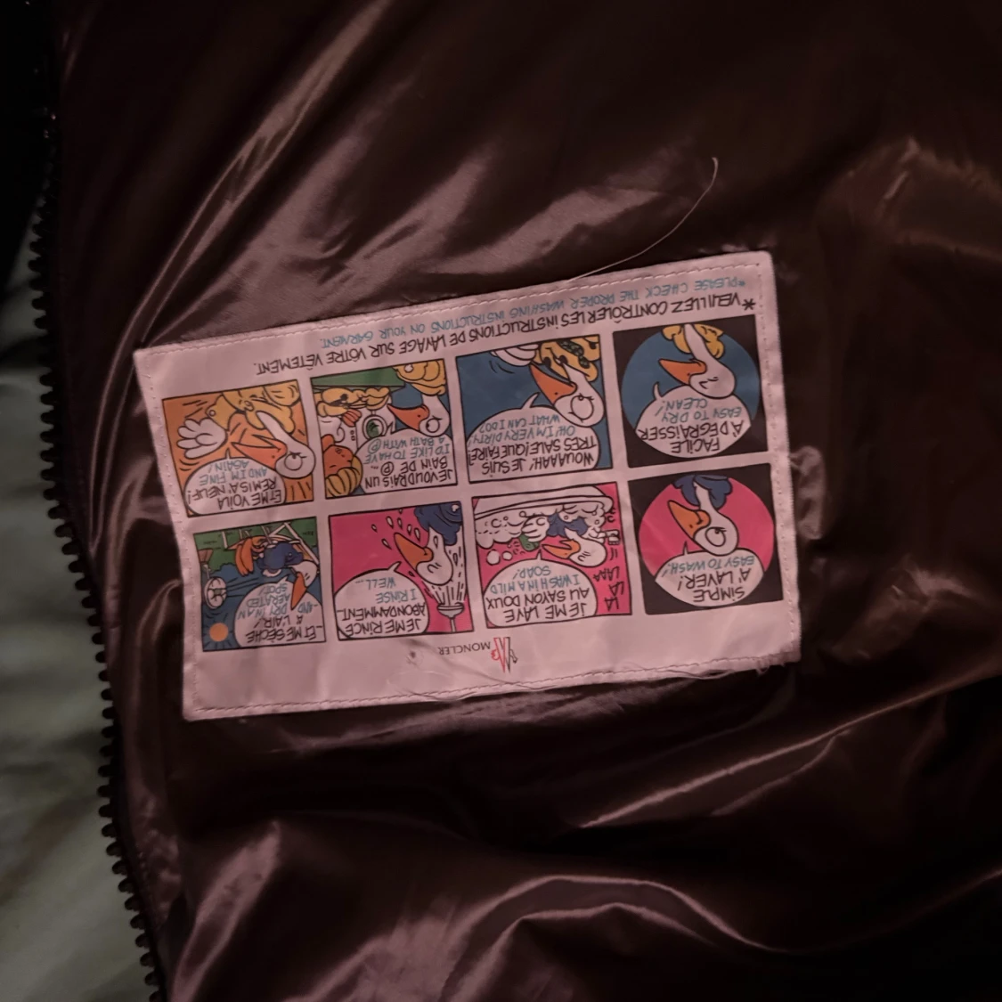 Svart Moncler pufferjacka med huva - 2